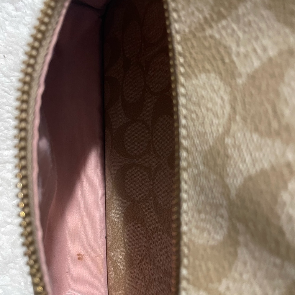 Coach Charlie Backpack Beige and Pink - Picture 9 of 10